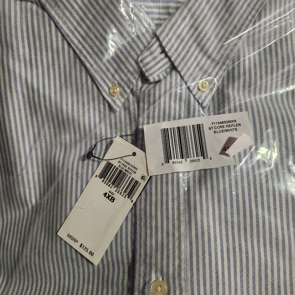 Polo Ralph Lauren Striped Oxford Shirt 4XB Shirts